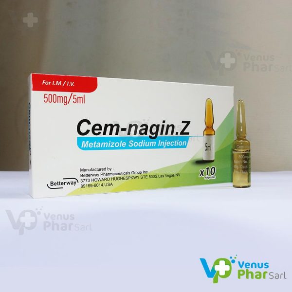 Cem-nagin-Z Metramizole-Sodium Injection 500mg-5ml
