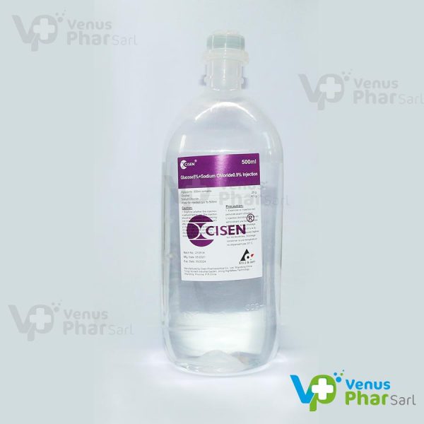 Glucose-5-pourcent--+-Chloride-0-9-pourcent-Injectable