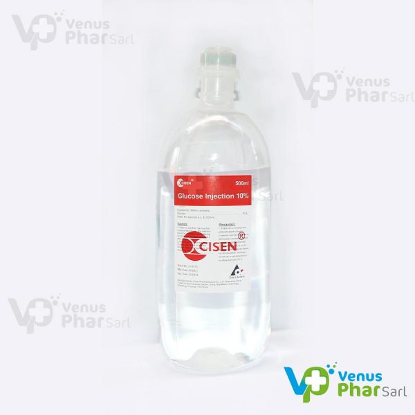 Glucose Injectable 10 Pourcent 500ml